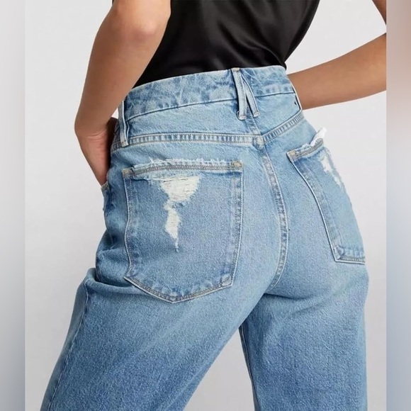 NEW w/TAGS Good American Girlfriend High-Rise Cropped Jean Size 4/27 - Picture 7 of 12